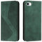 Mo-Somnus Kompatibel mit iPhone 6S/iPhone 6 Hülle, Magnet PU Leder Flip Wallet Case Tasche Handyhülle, Stoßfeste Klappbar iPhone 6S/6 (4,7 Zoll) Brieftasche Klapphülle mit [Kartenfächer] (Grün)