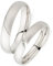 123traumringe Eheringe in 925 Silber I Partnerringe mit Etui & Gravur I Damenring mit 1 Brillant I Ringgröße 50-62 mm oder 54-70 mm I Verlobungsringe in 3,5/4 mm Breite & 1,6 mm Stärke I S77A