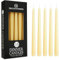 DECO EXPRESS Stabkerzen Set 6er, 10, 15 oder 50er, Lange Brenndauer bis zu 8 Std, Geruchslos(Elfenbein, 15-er Set)