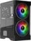 GAMDIAS ATX Mid Tower Gaming Computer Case for Desktops & PC, 2X 200mm ARGB LED PC Case Fans Sync with Motherboards, Support Front 360mm & Top 240mm Cooler, Front & Side Tempered Glass