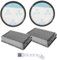 Set di 4 filtri HEPA per aspirapolvere Compact Power XXL RO4825EA RO4871EA RO4855EA, 2 filtri di protezione motore, 2 filtri di scarico, con spazzola di pulizia