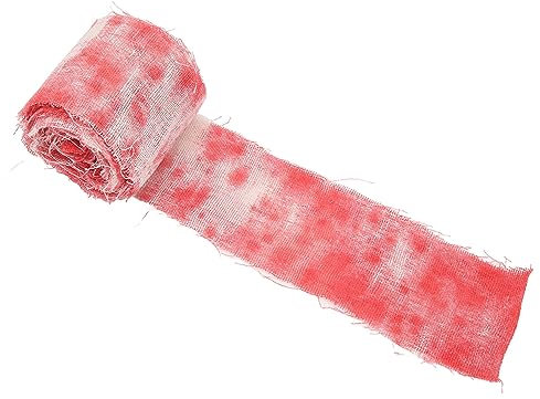 Blutige Gaze Cosplay Blutige Bandage für Halloween-Party, tragbar, weich, gruselig, Fensterbehandlung für Hobbyisten, Cosplay