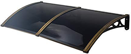 Door Canopy Awning Shelter Canopies Outdoor Cover Door Window Garden Canopy Patio Porch Awning Rain Shelter ,Aluminum Outdoor Patio Canopy Silent Window Shed Endurance Pc Board/B/80 * 100Cm