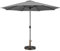 Yaheetech Parasol de Jardin avec Pied de Parasol 14 KG 327cm Parasol Inclinable Extérieur Cadre en Métal Protection Solaire pour Jardin Terrasse Patio Piscine Plage Balcon Gris