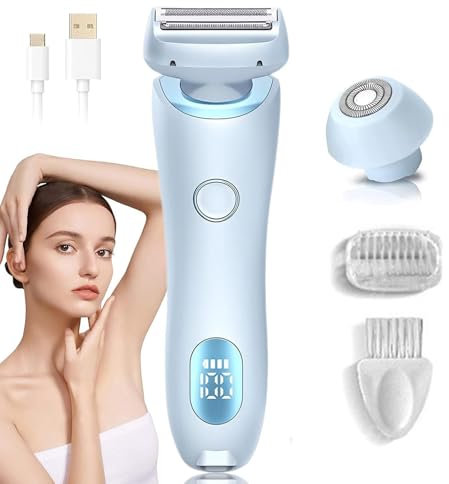 Skin Glow Pro Rasierer, 2024 Neu Skin Glow Nano Rasierer, Divanity Skin Glow Rasierer, Skin Glow Pro Nano Rasierer, 2-In-1 Wechselklinge, Geeignet für Körperteile (1PCS)