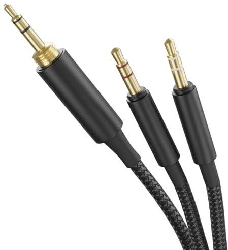 OKULI Câble Audio de Remplacement Compatible avec Beyerdynamic T1 T5P Casque Écouteurs