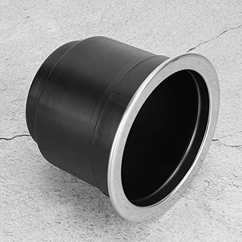 Portabicchieri in Plastica in Acciaio Inossidabile Staffa per Tazza Yacht Barche Camion Bianco Nero 3,27 Pollici 4,17 Pollici (Nero)