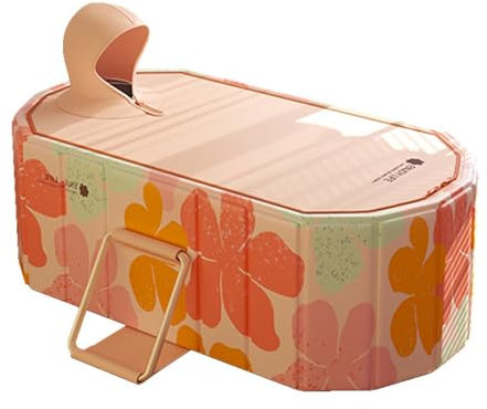 MAMAO Foldable Adult Bath Tub, Home Freestanding Bath Tub, Soaking Tub, No Installation Required, Easy to Store, for Shower Sauna, Hot Spring Hot Bath and Ice Bath