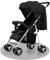 Reenborn Ultraleggero Passeggino di Soli 4,3 kg con Posizione Sdraiata Regolabile, Passeggino da Viaggio Pieghevole, Passeggino Compatto Fino a 40 kg, Carrozzina per Neonati Portatile (B013 Black)