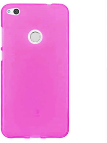 Custodia compatibile con HUAWEI P9 LITE (5.2) / G9 lite/VNS-L23 VNS-L21 VNS-L31 copertura tasti back COVER case soft GEL SILICONE protezione flessibile SLIM matte MORBIDA TPU (Fucsia)