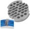 Wire Comb for 30 Network Cables, Cable Management Organizing Tool with 0.3in Hole Diameter, Wire Organizer Tool Anti Entanglement for Ethernet Cables (Grey)