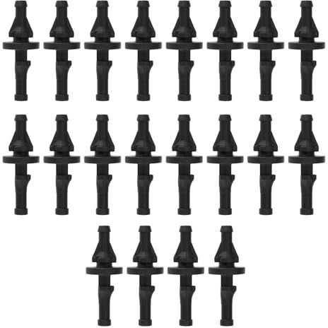 VGOL 20pcs Computer Fan Fastening Rubber Plugs 30mm Fan Rubber Mounting