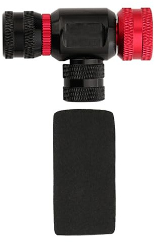 MiOYOOW Gonfleur de Pneu de Vélo CO2, Pompe à Vélo Portable au Dioxyde de Carbone, Outil et Accessoires Gonflable en Aluminium pour Pneus de Vélo de Route et de Montagne