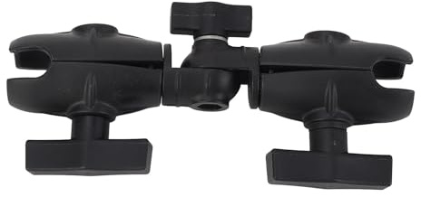 KIMISS Double Socket Ratchet Arm for RAM Mount C Size 1.5in Ball Components - 8.1 Inches 360° Adjustable Arm for Optimal Viewing Angle
