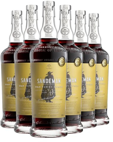 Sandeman | 20-Year Old Tawny Port 20% ABV | 6 x 75cl | Shows dried fruits, honey, roasted nuts and warm spice, with a balanced finish for food pairing or relaxed serving.
