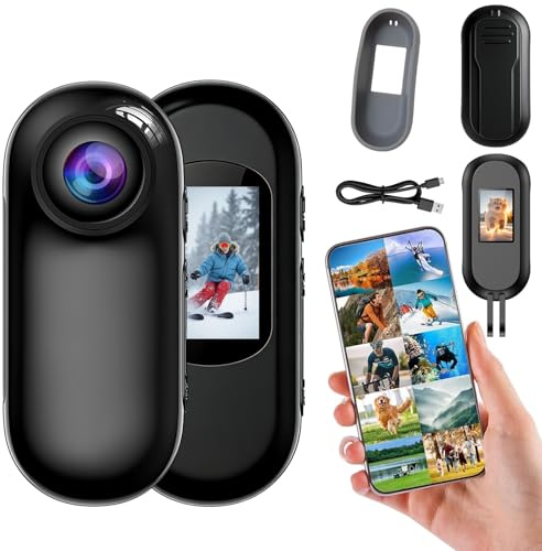 OBEST 4K Action Camera IP68 Waterproof, Magnetic Body Camera with Night Vision,1.14-Inch Display Screen,110° Wide-Angle POV Lens, Sport Camera Suitable for Cycling,Skiing,Diving,Vlogging