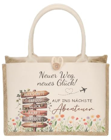 Zilaro Abschiedsgeschenk Kollegen, Kolleginnen Tasche – Abschied Geschenk Kollegin Jobwechsel, Praktische Mitgebsel zum neuen Job, kleines Dankeschön für Kollegen, viel Glück Geschenke