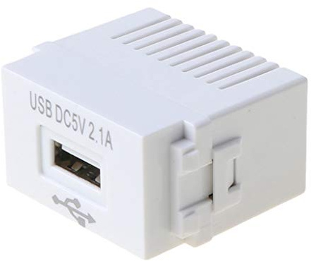 YROHGKPN Prise murale en fibre optique - Prise réseau - Prise encastrée - Adaptateur d'interface USB - Module de commutation - Prise encastrée - Adaptateur d'éclairage LED et télécommande
