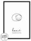 Wunderpixel® Home is where my Cat is - Kunstdruck auf wunderbarem Hahnemühle Papier DIN A4 -ohne Rahmen- schwarz-weißes Bild Poster mit Katze Deko Wohnung/als Geschenk Mitbringsel