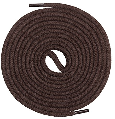 Mount Swiss© Schnürsenkel rund ø 3-4 mm I Sehr reißfeste Premium Schuhbänder aus 100% Baumwolle ideal für Sneaker Sportschuhe Freizeitschuhe Lederschuhe UVM I Shoe-Laces Längen 45-200 cm