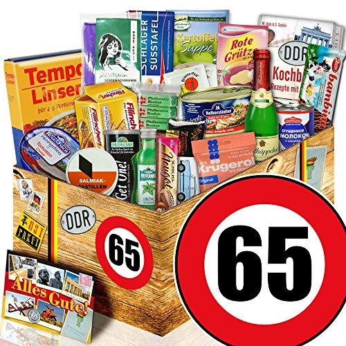 DDR Geschenkbox/Spezialitäten Geschenk / 65 Geburtstag/Geschenkset Vater
