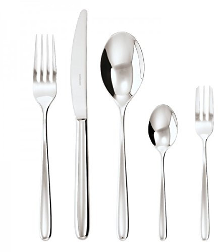 Sambonet Hannah Set Posate 30 Pezzi 52520 n1 (Composto da 6 forchette tavola- 6 coltelli tavola- 6 cucchiai tavola- 6 forchette Dolce 6 cucchiaini Te)