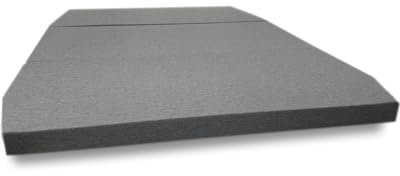 Alanpur® Universal T7 Kaltschaum Falt Klappmatratze Faltmatratze Bezug Grau 136x194