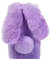 Artfeel Plush Rabbit Case for iPhone 6,iPhone 6S Case, Cute Furry Bunny Ears Hairball Winter Soft Warm Fluffy Case Faux Fur Shockproof Bumper Back Cover with Glitter Diamond-Purple
