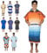 COR Surf Handtuch Poncho für Erwachsene - Weicher, schnell trocknender Bade Poncho aus Mikrofaser, Kapuzenhandtuch mit Taschen, leicht und farbecht, erhältlich, Sarape, L
