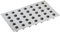 Pavoni Gourmand Rambuesa Silikonform Himbeere, Oval, Grau, 7 ml, Lebensmittelzubereitungsform