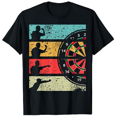Dart Lustig Herren Dart Dartspieler T-Shirt