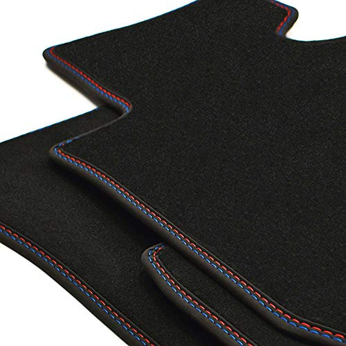 Mattenprofis Velour Fußmatten Doppelnaht passend für BMW 5er E39 Limousine/Touring ab Bj. 1995-2004