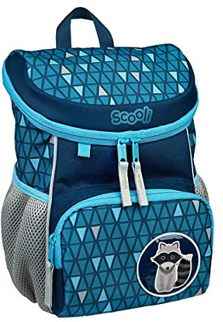 Scooli Mini-Me Kindergartenrucksack - ergonomischer Rucksack für Kinder, mit abnehmbahren Brustgurt, 8l, für Mädchen und Jungen (blau)