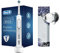 Oral-B Genius 8500n, Brosse à Dents Électrique Rechargeable, Souple pour Voyage, Manche Connecté Bluetooth, Détecteur de Position, 1 Brossette et 1 Étui de Voyage Premium Offert, Argenté
