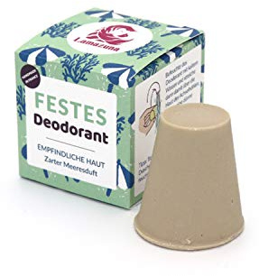 Lamazuna Festes Deodorant Meeresduft 30ml, 100% Plastikfrei, vegan und in Handarbeit in Frankreich hergestellt