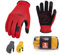 Vgo... 3 Pairs Safety Work Gloves - Builder & Gardening Gloves (Size L, 3 Colours, NB7581)