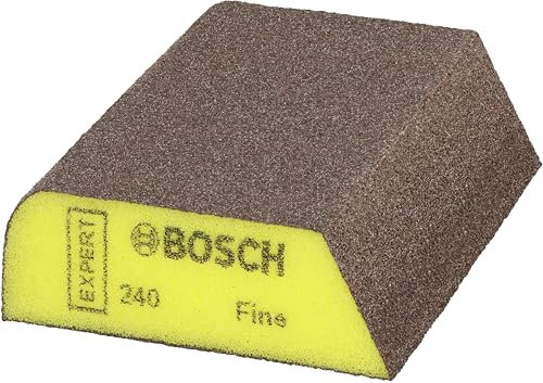 Bosch Professional 1x Taco Expert S470 Combi (para Madera Blanda, Pintura sobre Madera, 69 x 97 x 26 mm, Grado de finura Fino, Accesorios Lijado Manual)