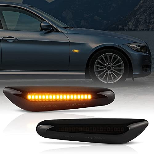 LED Seitenblinker passend für BMW 3er | E36, E46, E90, E91, E92, E93 | SCHWARZ