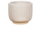 Sass & Belle Grooved Planter Large Off White