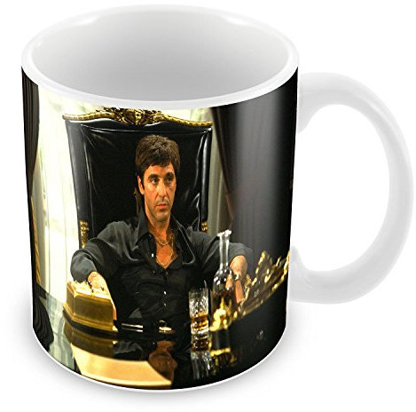 French Unicorn Mug Tasse cliché film photo scene scarface tony montana trone