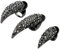 Halloween Kostümklauen 10Pcs 3 Größen Punkstil Ringe Biegung Fingerspitzenklauen Schmuck Falsche Nagel Halloween Gefälschte Nägel Ringe für Halloween Cosplay Party