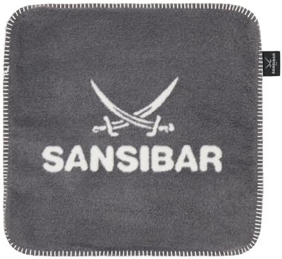 Sansibar Jacquard Kissenhülle Doubleface, wärmend und flauschig-weich, Dekokissen aus Baumwollgemisch, 50x50 cm (anthrazit)