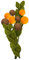 your castle Blumenstrauß aus 8 handgearbeiteten künstliche Filzblumen & 1 AST, fairer Handel, nachhaltige Filz Deko, realistische Kunstblumen, Filz-Floristik, Stoffblumen, Filzblumen-Set, Luna