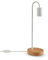 Paco Home Tischlampe Nachttischlampe Schreibtisch E14 Minimalistisch Skandinavisch Büro Holz Fuß Lampe mit Stecker