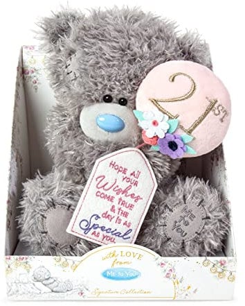 Me To You Bear 9 21st Birthday, Grey