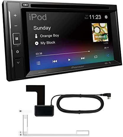 MEDIADOX 2-DIN-Multimedia Player, 6,2 (15,7cm) ClearType-Touchscreen, Smartphone-Anbindung, USB, DAB/DAB+ Digitalradio, Bluetooth, 13-Band-Equalizer inkl. DAB+ Antenne von Pioneer (AVH-A240DAB)