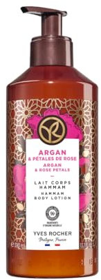 Yves Rocher Nature Argan & Rosenblüten Körpermilch, für alle Hauttypen, 390 ml