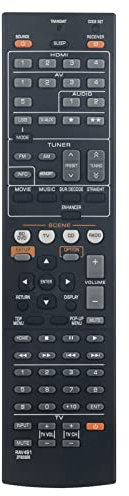 ALLIMITY RAV491 Ersatz Fernbedienung passend für Yamaha AV Receiver RAV248 WC552600 RAV491-ZF30320 HTR-4066 HTR4066 RX-V475 RXV475 RX-V575 RXV575 RAV248-WC552600