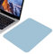 Origin-Joy Mauspad, kleines PU-Leder Mauspad ohne Logo-Design, Computer-Mauspad mit Rutschfester Wildleder-Basis für Gaming, Schreibtisch, kabellos, Laptop, Reisen, Büro (Himmelblau, 24,9 x 21,1 cm)