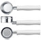 Normcore 58mm Bottomless Portafilter - Bottomless Naked Portafilter - Included 18g Basket - Fits Breville Dual-Boiler, Oracle, Oracle Touch Machine - Non-Stick Coating White